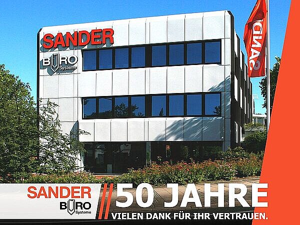 Außenansicht vom Sander-Gebäude